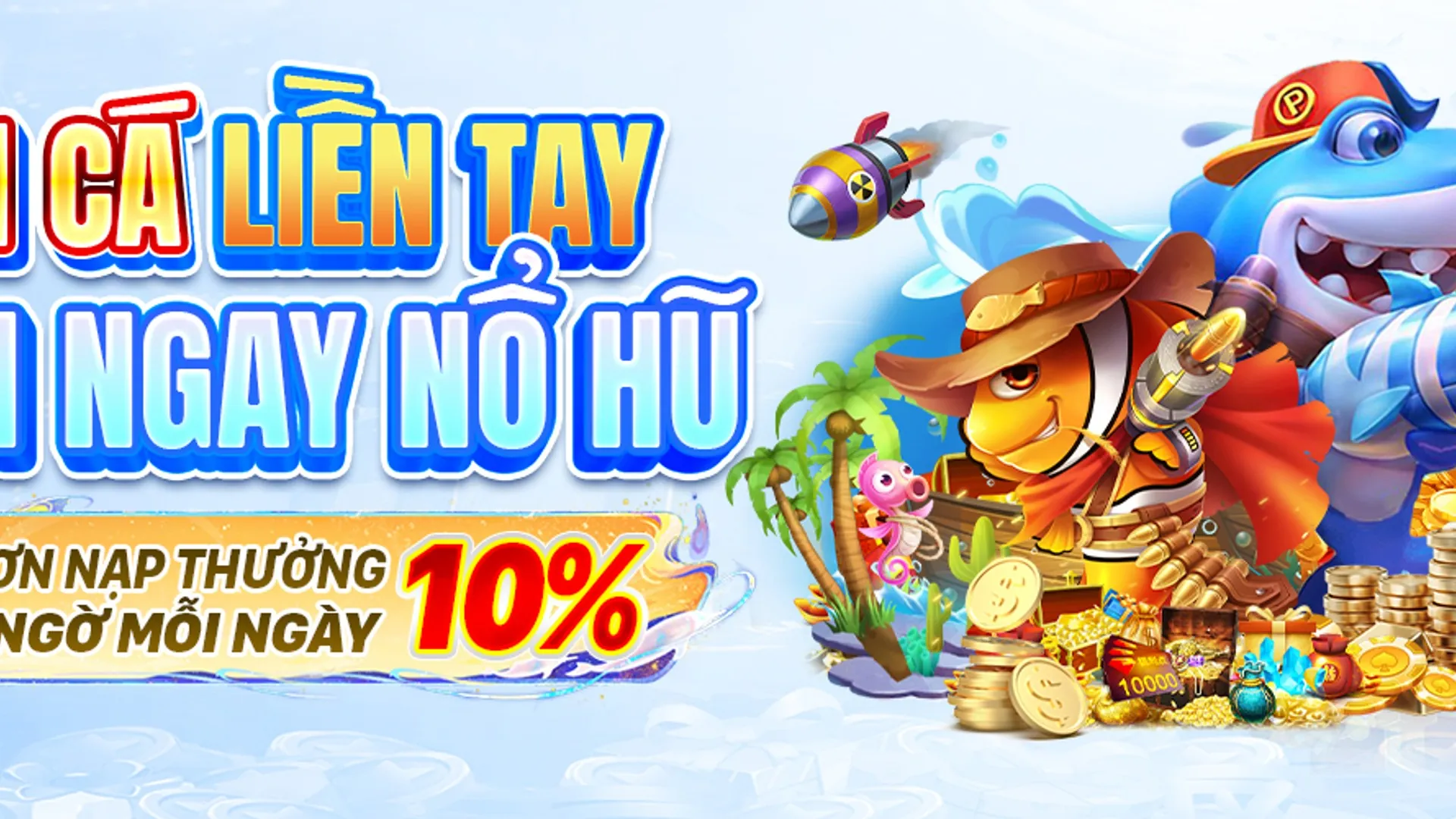Hình ảnh đại dương rực rỡ với các loài cá và biểu tượng new88 online