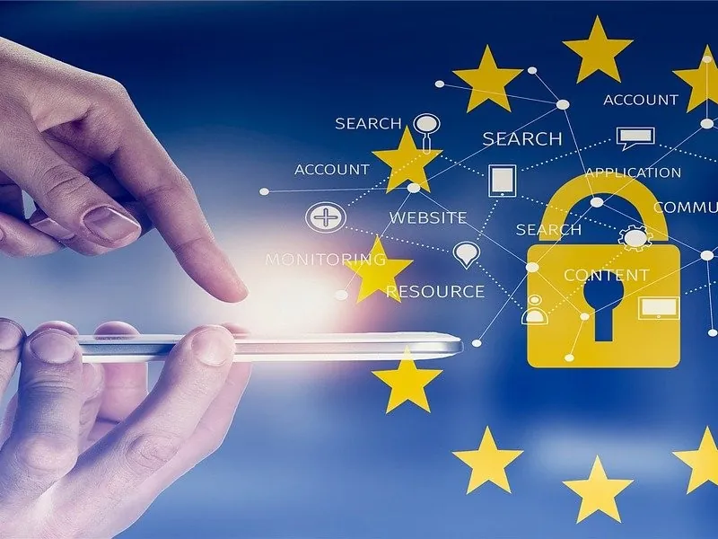Biểu tượng GDPR và bảo mật dữ liệu